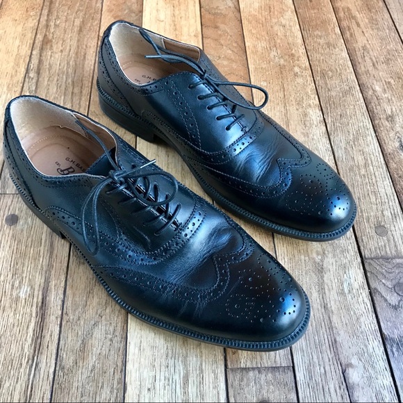 Bass Other - Bass Black Leather Wingtip Nicholas II Oxfords Aa6